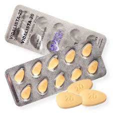 The Vidalista 20mg is produced in form of oval dark yellow pills, 10 in the blister